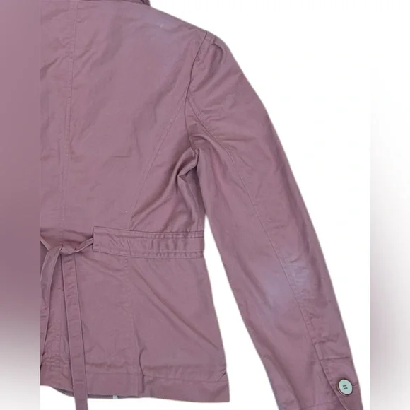 NINE WEST Women’s Button Up Cotton Canvas Utility Jacket Size: M - Picture 7 of 9